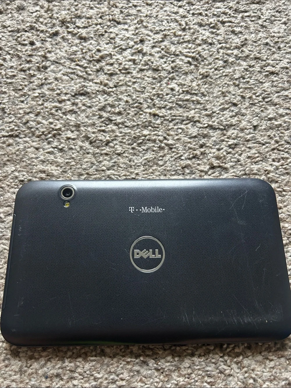 Dell Streak 7 Black Tablet with Gold Logo and T‑Mobile